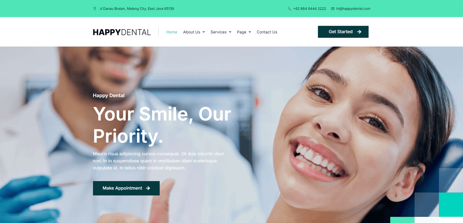 Dental Website 4