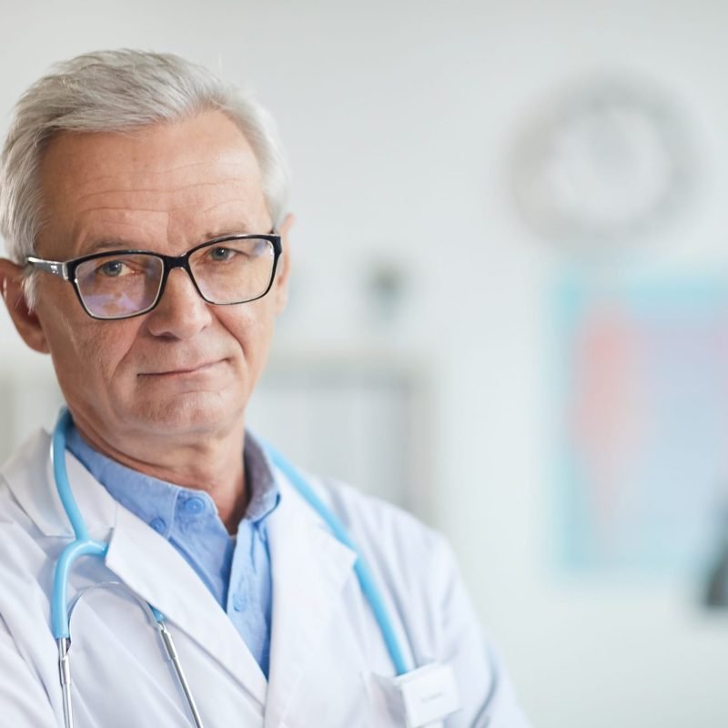 Experienced senior doctor