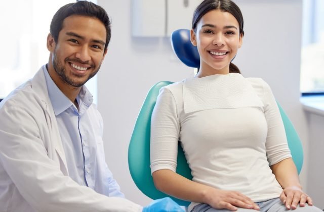 Healthy teeth, happy patient
